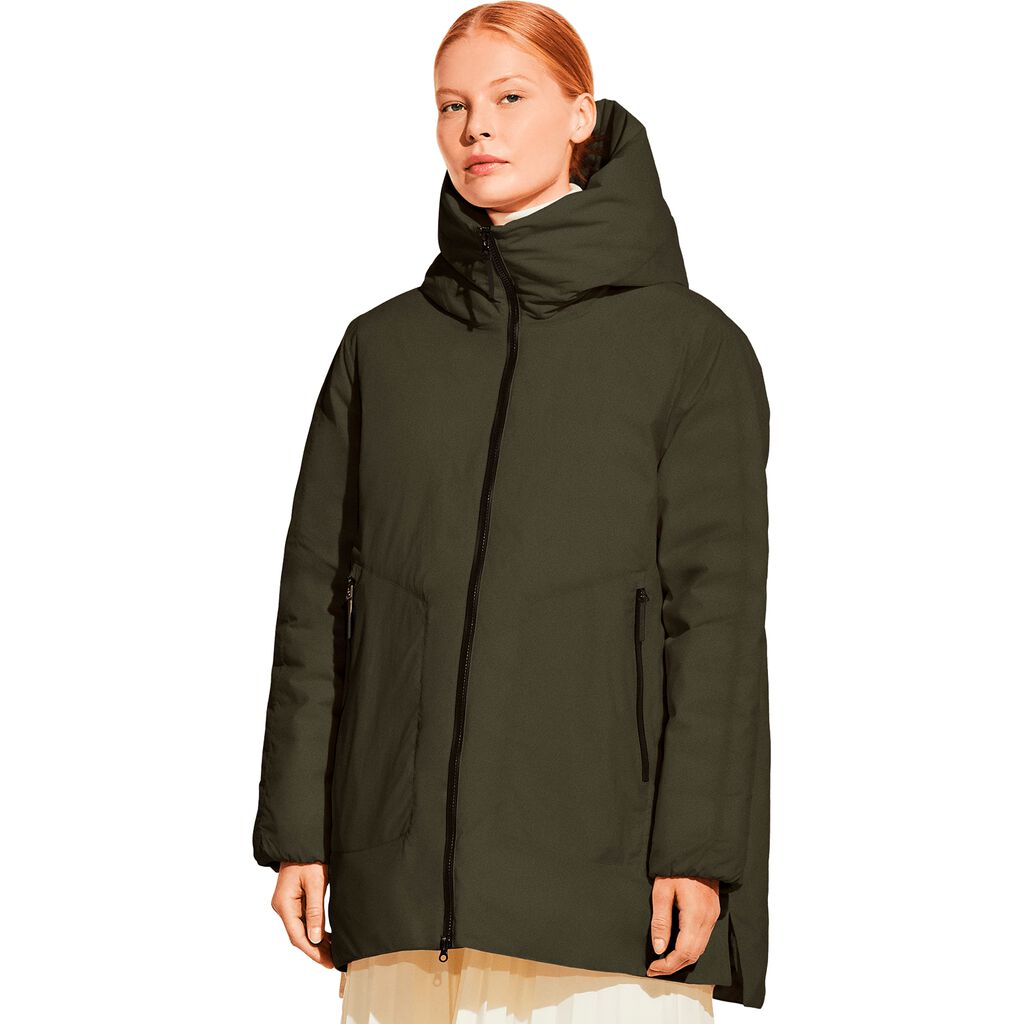 Jack Wolfskin TOKYO CAPE Női Vízálló Kabát Zöld - KLDFCW-872